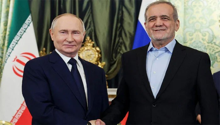 روسی صدر کا امریکا اور اسرائیل کیخلاف ایران کی حمایت کا کھلا اعلان